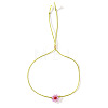 Flower Resin Beaded Slider Bracelets for Women SL9741-1-1