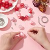 DIY Bubblegum Bracelet Pendant Decoration Making Kit for Valentine's Day DIY-CJC0007-02-4
