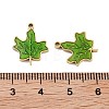 Ion Plating(IP) 316 Stainless Steel Enamel Pendants STAS-U014-71G-02-3