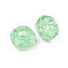Transparent Resin European Beads RESI-XCP0002-46-2
