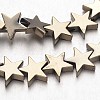 Electroplate Non-magnetic Synthetic Hematite Bead Strands G-F300-24D-06-1