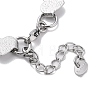 Non-Tarnish 304 Stainless Steel Link Chain Bracelets for Women BJEW-Q343-04B-P-3