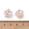 Baking Painted Acrylic & Rhinestone Beads RB-CBA19D7-03A-3