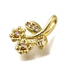 Brass Micro Pave Cubic Zirconia Pendants ZIRC-I070-067G-2