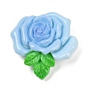 Opaque Resin Flowers Cabochons LS-RESI-R463-02E-1