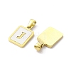 Ion Plating(IP) 304 Stainless Steel Pave Shell Pendants X-STAS-G327-01G-J-2
