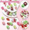 45Pcs 9 Styles Plastic Round Bead & Acrylic Beads Kits MACR-CJ0002-45-3