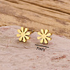 304 Stainless Steel Stud Earrings WG9FC02-11-1
