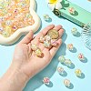 Plating Transparent Acrylic Beads TACR-CJC0001-12-4