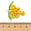 Glass Seed Beads & 304 Stainless Steel Jump Ring Pendants PALLOY-MZ01343-02-3