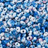 Baking Paint Glass Seed Beads SEED-C003-01F-3