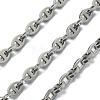 Tarnish Resistant 201 Stainless Steel Oval Link Chains CHS-E030-01P-01-1