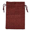 Christmas Theme Jute Cloth Storage Bags ABAG-F010-01A-06-3