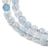 Natural Aquamarine Beads Strands G-A276-C09-4mm-02-6