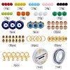SUNNYCLUE DIY Evil Eye Style Glass Seed Bead Bracelets Kits DIY-SC0013-92-2