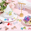 54Pcs 18 Colors Transparent Acrylic Beads OACR-PA0001-81-4