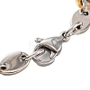 304 Stainless Steel Link Chain Bracelets BJEW-B078-121GP-3