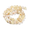 Natural Citrine Beads Strands G-NH0021-A16-02-3