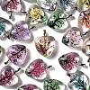 Transparent Glass Pendants GLAA-M048-01A-1