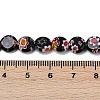 Handmade Millefiori Lampwork Beads Strands LAMP-G166-17A-01-4