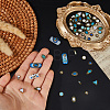 60Pcs 15 Styles Alloy Resin Cabochons MRMJ-DC0001-22-3