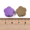 Flocking Opaque Acrylic Beads OACR-G055-02A-3
