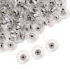 304 Stainless Steel Bullet Clutch Earring Backs STAS-Q189-02-2