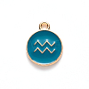 Alloy Enamel Pendants ENAM-S124-01A-05J-2