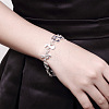 Musical Note Brass Link Bracelets for Women FS-WG94BAE-01-2