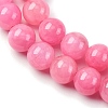 Natural Mashan Jade Round Beads Strands G-D263-8mm-XS30-4