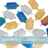 18Pcs 3 Colors 201 Stainless Steel Pendants STAS-DC0013-46-3