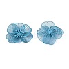 Spray Painted Iron Bead Caps IFIN-N013-05B-2
