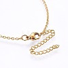 304 Stainless Steel Initial Pendant Necklaces X-NJEW-H486-30G-K-3