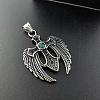 Vintage Gothic 304 Stainless Steel Cubic Zirconia Pendant Necklaces ZQ9567-4