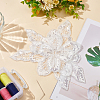 MAYJOYDIY US 1Pc 3D Flower Lace Appliques DIY-MA0005-03A-4