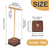 Iron T Bar Dangle Earrings Storage Racks ODIS-TAC0001-03-4