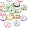 Flower Brass Spacer Beads PL-CBA18B7-02B-1