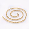 304 Stainless Steel Wheat Chain Necklaces MAK-L015-24D-2