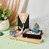 Graduation Gown Rectangle Paper Drawer Candy Boxes CON-WH0094-02A-4