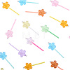 Resin Pendants RESI-WH0026-148D-1