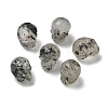 Natural Tourmalinated Quartz Beads G-K387-02F-1
