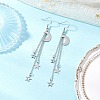 304 Stainless Steel Tassel Dangle Earrings for Women SA-CJ2DB3-1