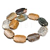 Natural Ocean Agate/Ocean Jasper Beads Strands G-H335-C03-4