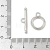 Brass Toggle Clasps KK-CBAFC6C-07G-P-4