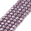 Electroplate Glass Beads Strands LS-EGLA-A044-P4mm-A13-1
