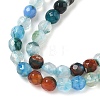 Natural Agate Beads Strands X-G-H302-A01-13-4