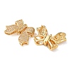 Brass Micro Pave Cubic Zirconia Chandelier Component Links KK-K422-15G-2