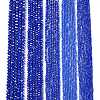 Electroplate Glass Beads Strands X-EGLA-A044-P6mm-B32-2