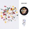 Christmas Theme Paper Nail Decals Art Patch MRMJ-S035-040F-1