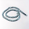 Electroplate Non-magnetic Synthetic Hematite Bead Strands G-F300-22C-2